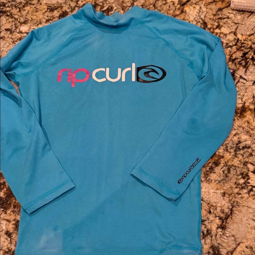 Rip Curl Aqua Long Sleeve Rash Guard